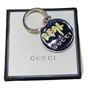 GUCCI Sterling Silver Ghost Keyring